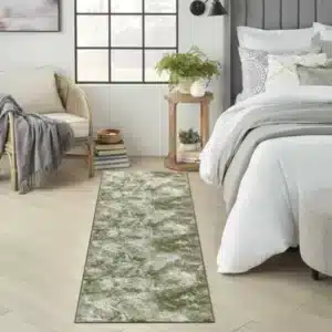 Marble Rugs - Green, 60 x 220 cm