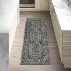 Zinat Rugs - Grey, 60 x 220 cm