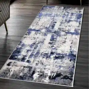 Abstract Rugs - Navy, 60 x 220 cm