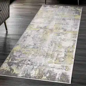 Abstract Rugs - Ochre, 60 x 220 cm