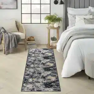 Marble Rugs - Ochre, 60 x 220 cm