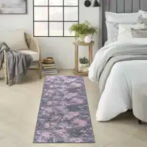 Marble Rugs - Pink, 60 x 220 cm