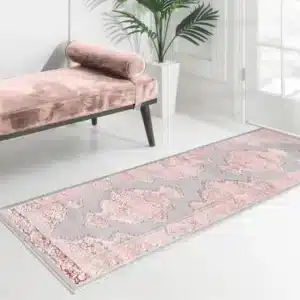 Sarina Rugs - Pink, 60 x 220 cm