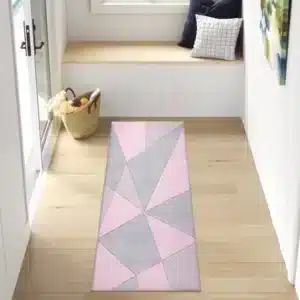 Athens Rugs - Pink, 66 x 220 cm
