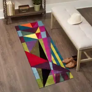 Multi Color Rugs - Polygon, 60 x 220 cm