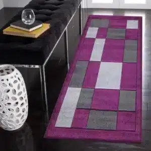 Havana Rugs - Purple & Grey, 60 x 220 cm