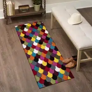 Multi Color Rugs - Scales, 60 x 220 cm