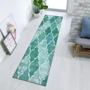 Ouranos Rugs - Aqua, 60 x 225 cm