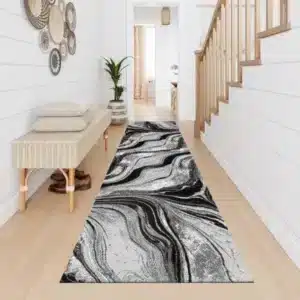 Gant Rugs - Black & Grey, 60 x 300 cm