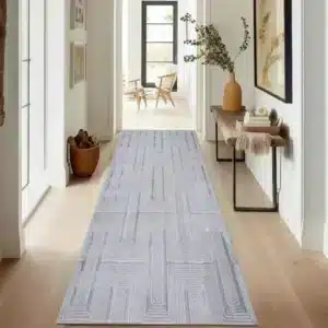 Luna Rugs - Silver, 60 x 300 cm