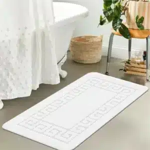 Rocco Rugs - White, 60 x 110 cm