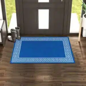 Greeky Rugs - Blue & Cream, 66 x 120 cm
