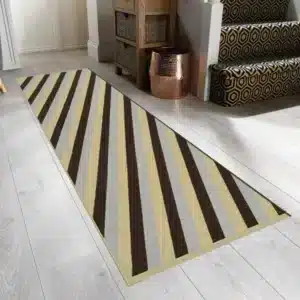 Kolm Rugs - Beige & Brown, 66 x 220 cm