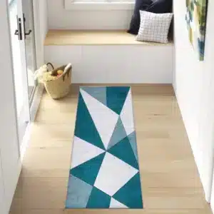 Athens Rugs - Emerald, 66 x 220 cm