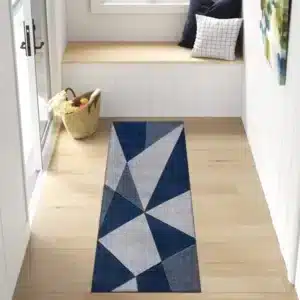 Athens Rugs - Navy, 66 x 220 cm
