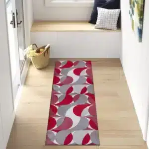 Kenzo Rugs - Red, 66 x 220 cm