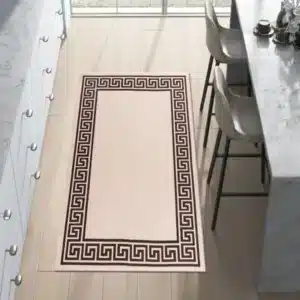 Greeky Rugs - Beige & Brown, 80 x 150 cm