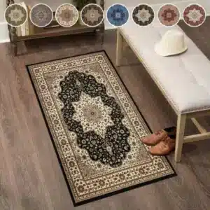Rome Rugs Renoazul - Black, 80 x 150 cm