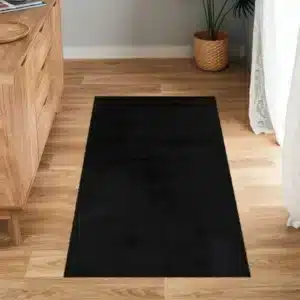 Yourk Rugs - Black, 80 x 150 cm