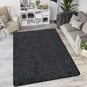 Natty Rugs - Black & Grey, 80 x 150 cm
