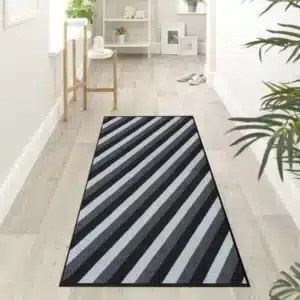Kolm Rugs - Black & Grey, 80 x 150 cm