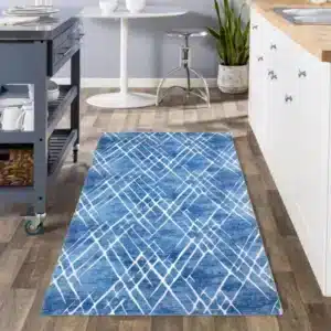 Amor Rugs - Blue, 80 x 150 cm