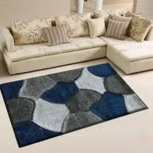 Pona Rugs - Blue & Grey, 80 x 150 cm