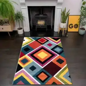 Multi Color Rugs - Box, 80 x 150 cm