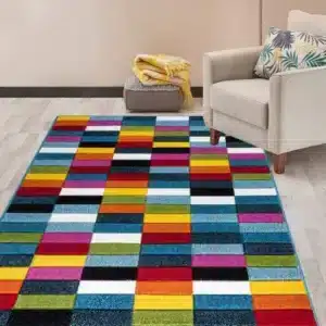 Multi Color Rugs - Cube, 80 x 150 cm