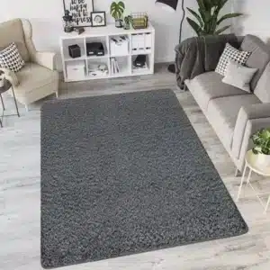 Natty Rugs - Dark Grey, 80 x 150 cm