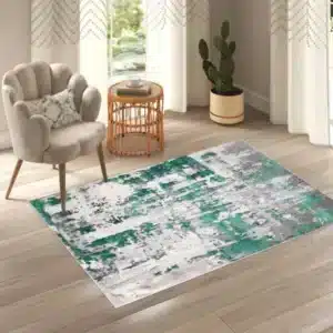 Abstract Rugs - Emerald, 80 x 150 cm