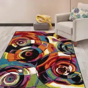 Multi Color Rugs - Moon, 80 x 150 cm