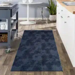 Mosaic Rugs - Navy, 80 x 150 cm