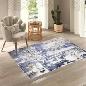 Abstract Rugs - Navy, 80 x 150 cm
