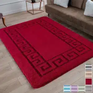 Rocco Rugs - Red, 80 x 150 cm