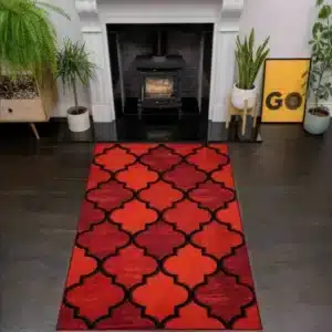 Ouranos Rugs - Red, 80 x 150 cm