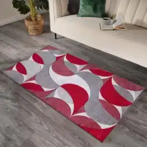 Kenzo Rugs - Red, 80 x 150 cm