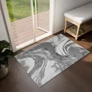 Iris Rugs - Silver, 80 x 150 cm