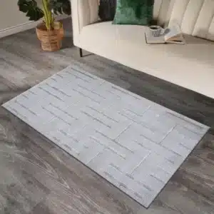 Luna Rugs - Silver, 80 x 150 cm