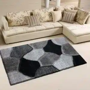 Pona Rugs - Silver & Grey, 80 x 150 cm