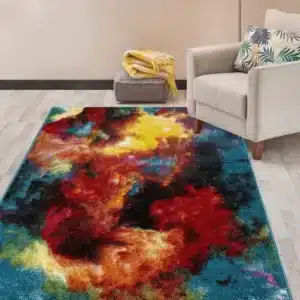 Multi Color Rugs - Splash, 80 x 150 cm