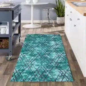 Amor Rugs - Turquoise, 80 x 150 cm