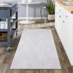 Mosaic Rugs - White, 80 x 150 cm