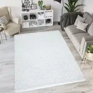 Natty Rugs - White, 80 x 150 cm