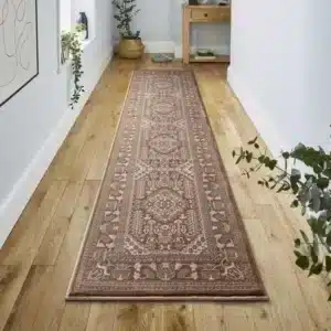 Zinat Rugs - Beige, 80 x 300 cm