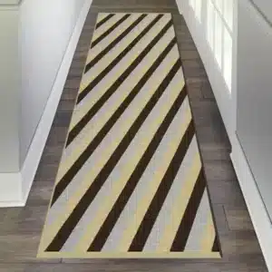 Kolm Rugs - Beige & Brown, 80 x 300 cm