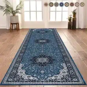 Rome Rugs Renoazul - Blue, 80 x 300 cm