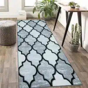 Ouranos Rugs - Grey, 80 x 300 cm