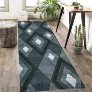 Estime Rugs - Grey, 80 x 300 cm