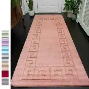 Rocco Rugs - Pink, 80 x 300 cm